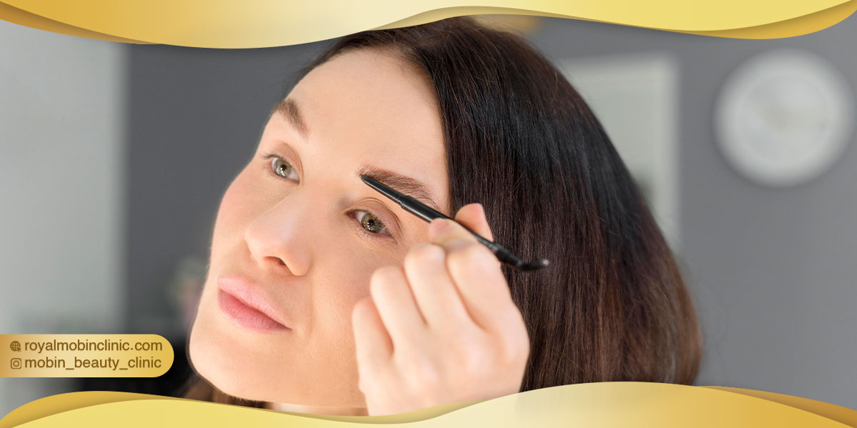 دلایل رنگ نکردن ابرو بعد از کاشت