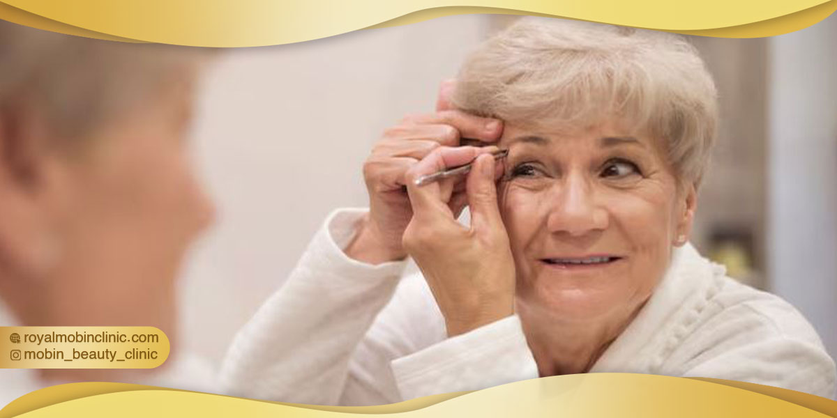 عوارض کاشت ابرو در افراد مسن