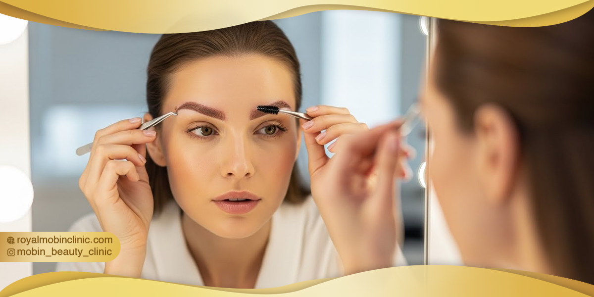 مراقبت های بعد از کاشت ابرو