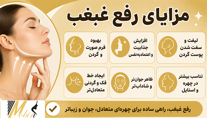 مزیت های رفع غبغب