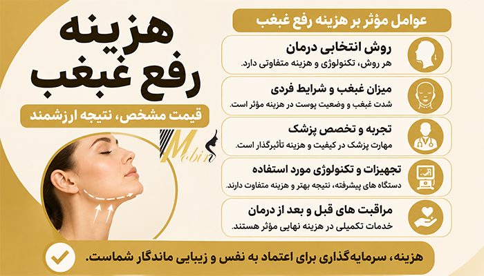 هزینه رفع غبغب