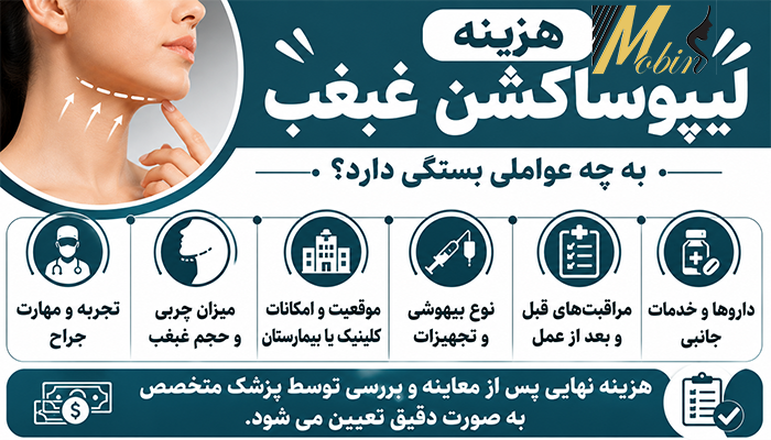 هزینه لیپوساکشن غبغب